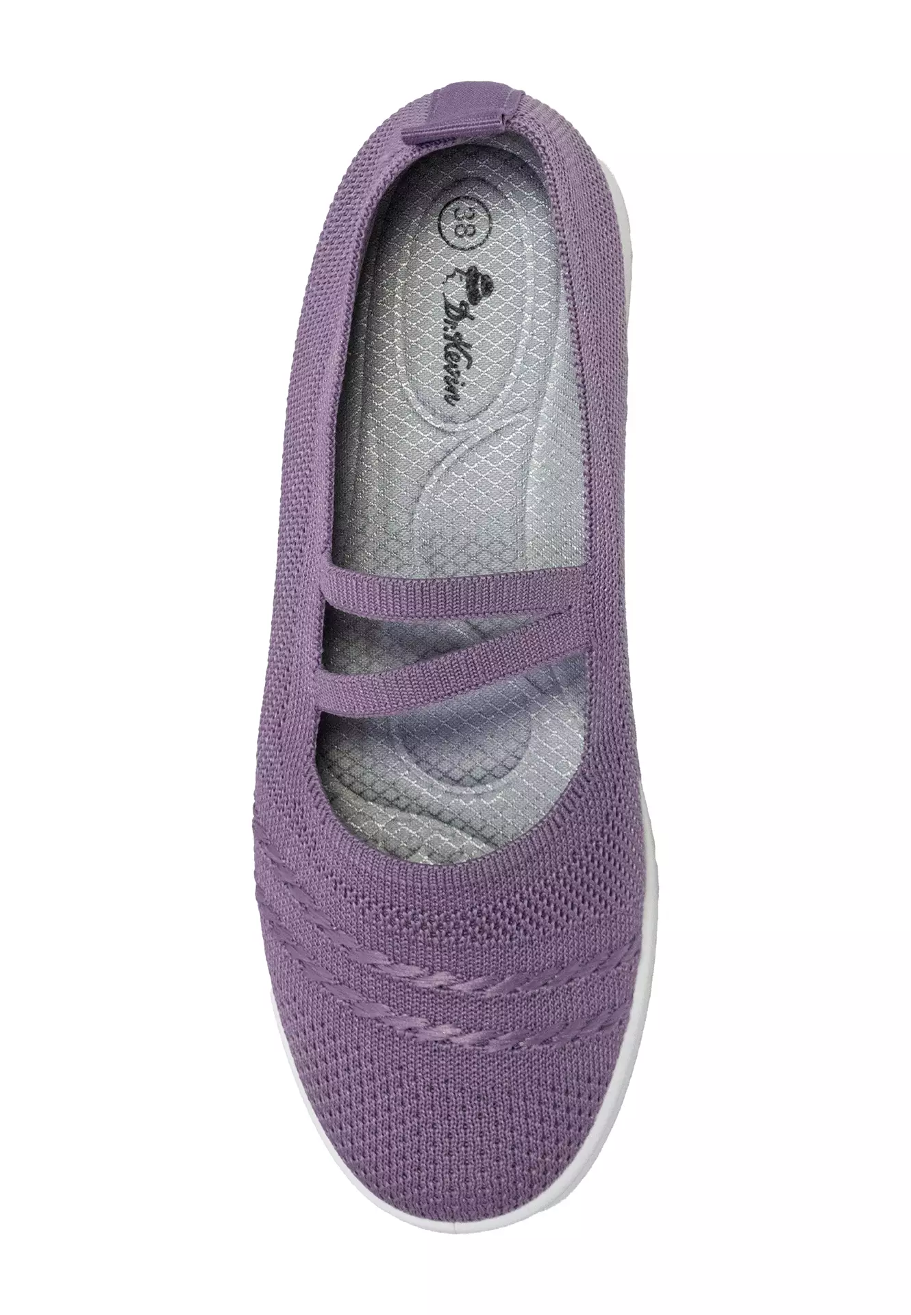 Dr. Kevin Sepatu Olahraga Sport Wanita Sneakers Rajut Slip On Marry Jane 559-009