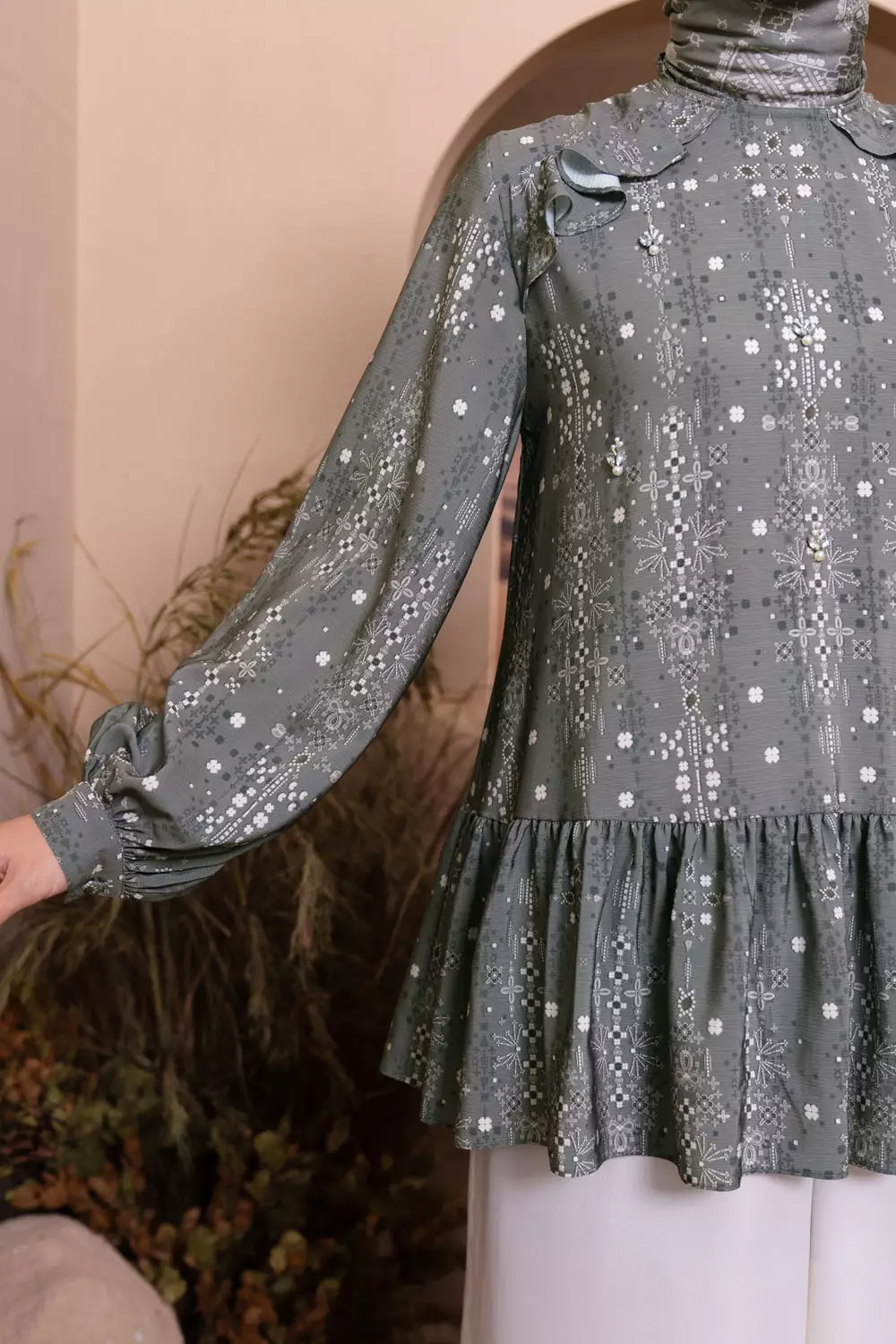 Klamby - Senggala Blouse Seagrass Twill