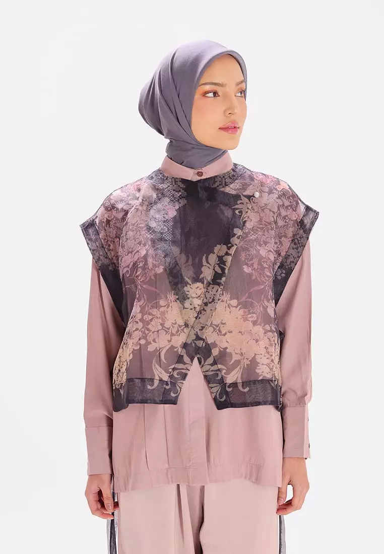 Ria Miranda Charcoal Rea Vest