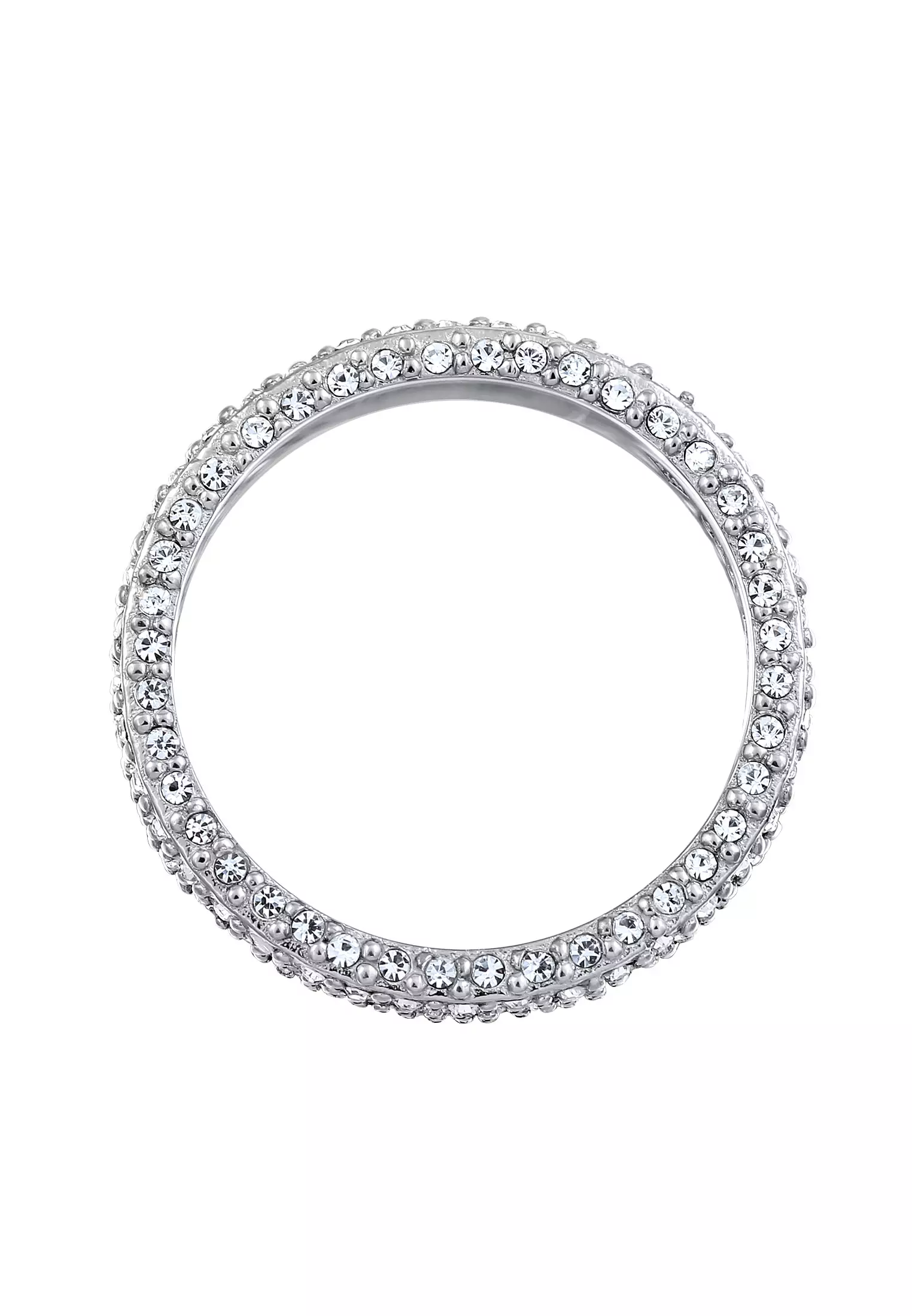 施华洛世奇®水晶镶嵌白色Memoire Xilion切割宝石戒指