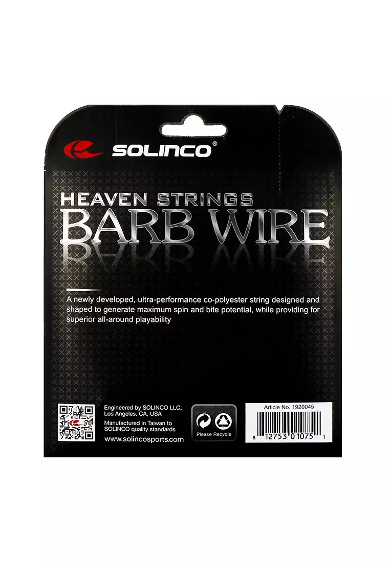 Buy Solinco Solinco Tennis String Barb Wire 16L (1.25mm/12M) 2024 ...