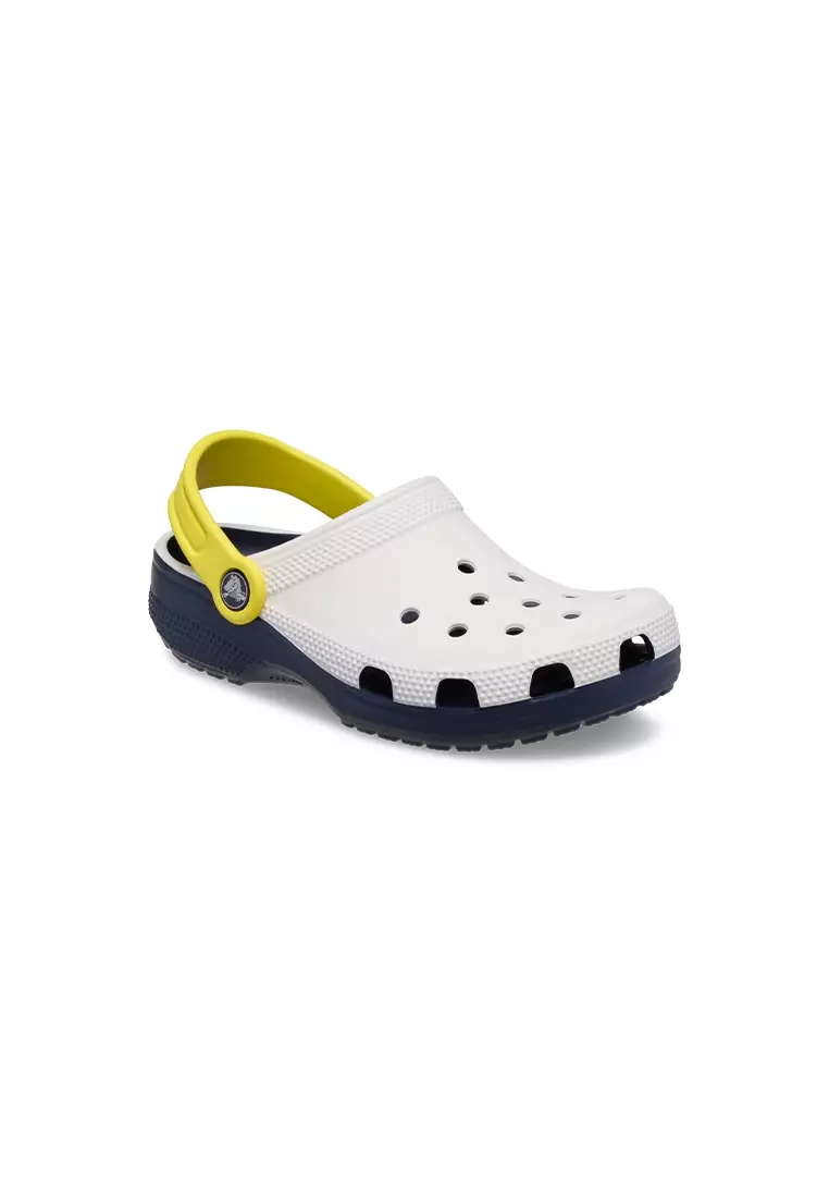 Discount on Crocs  shoes - SKU: Kids' Classic Retro Sport Clog  in White