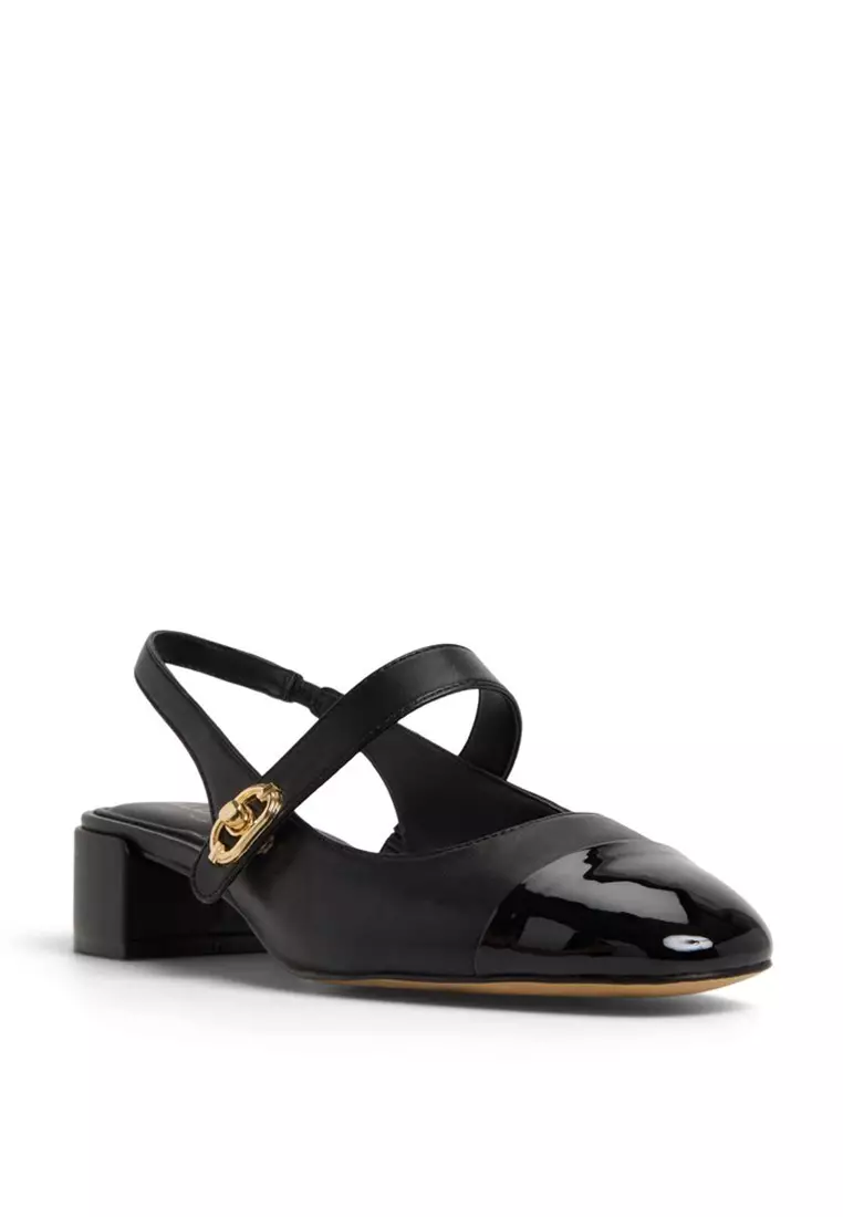 Agathe Slingback Low Block Heels