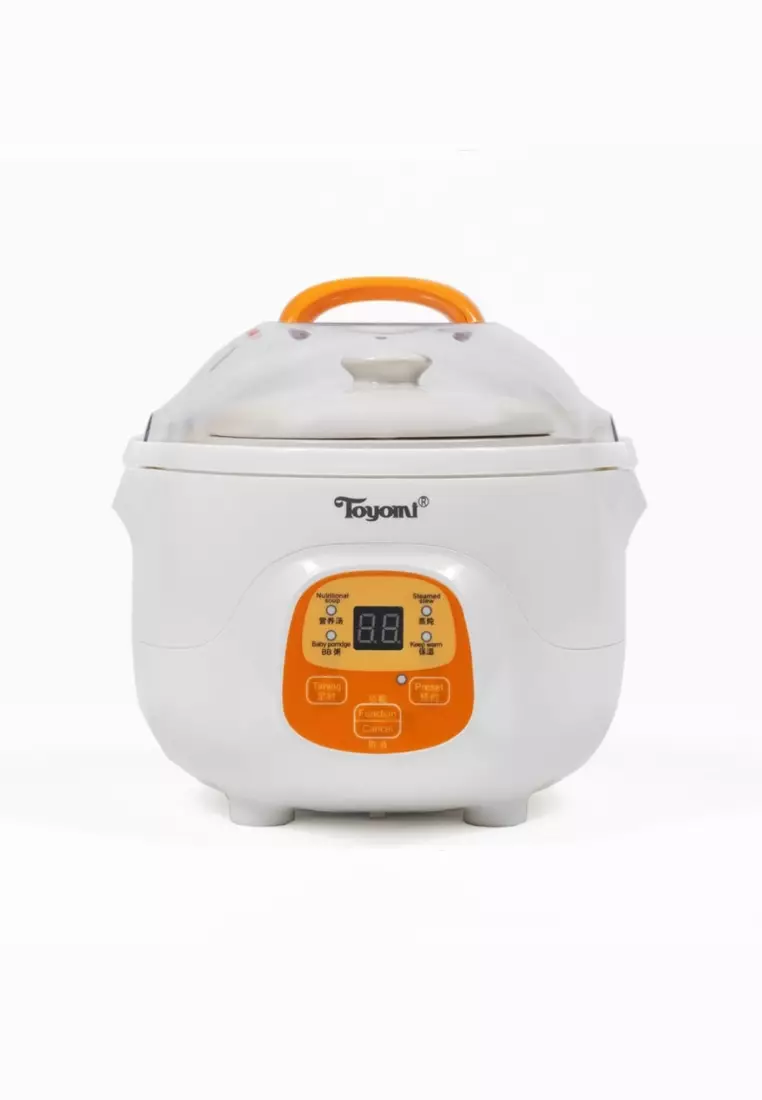 Toyomi 0.8L Electric Rice Cooker & Warmer with Stainless Steel