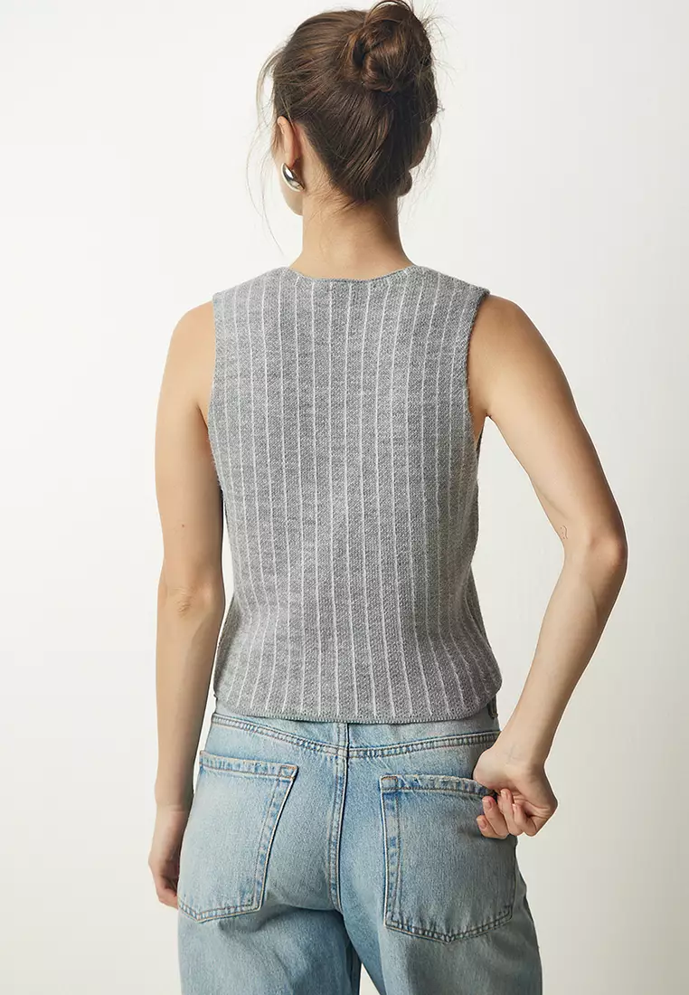 Stripe Vest