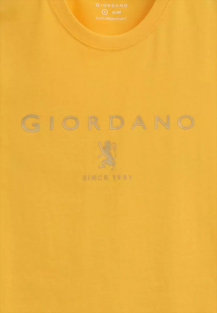 Men's Slim Fit Lion Logo Tee