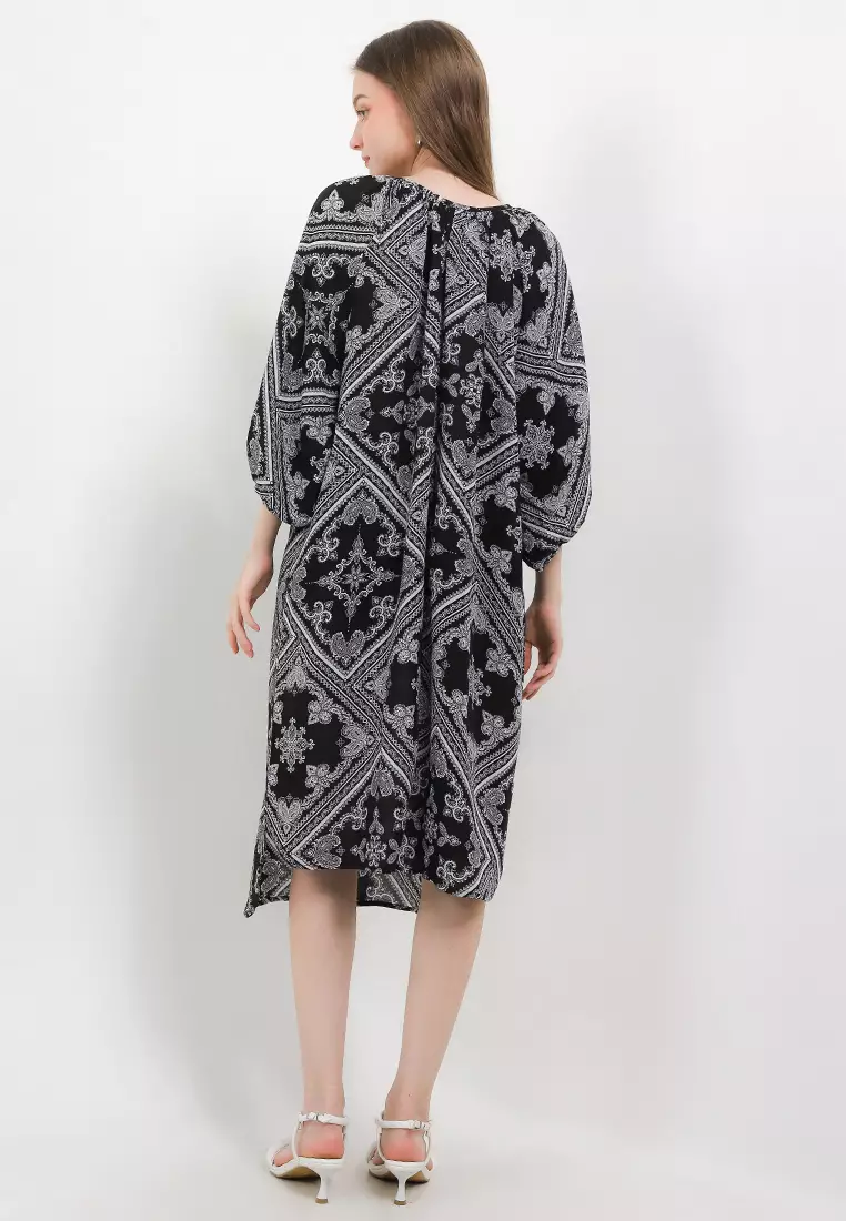 Paisley Print Maxi Dress