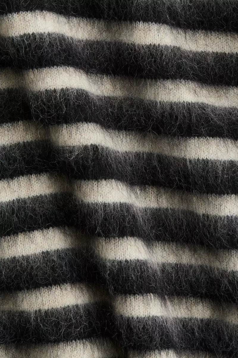 Oversized mohair-blend jumper