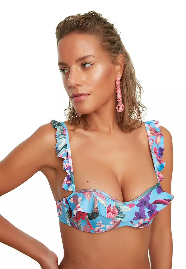 Buy DAGİ Blue Bralettes, Cupless, Underwire, Swimwear for Women