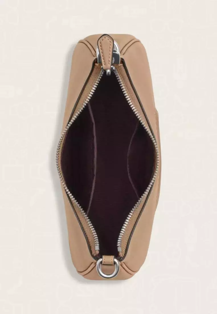 Coach Teri Shoulder Bag Silver Taupe