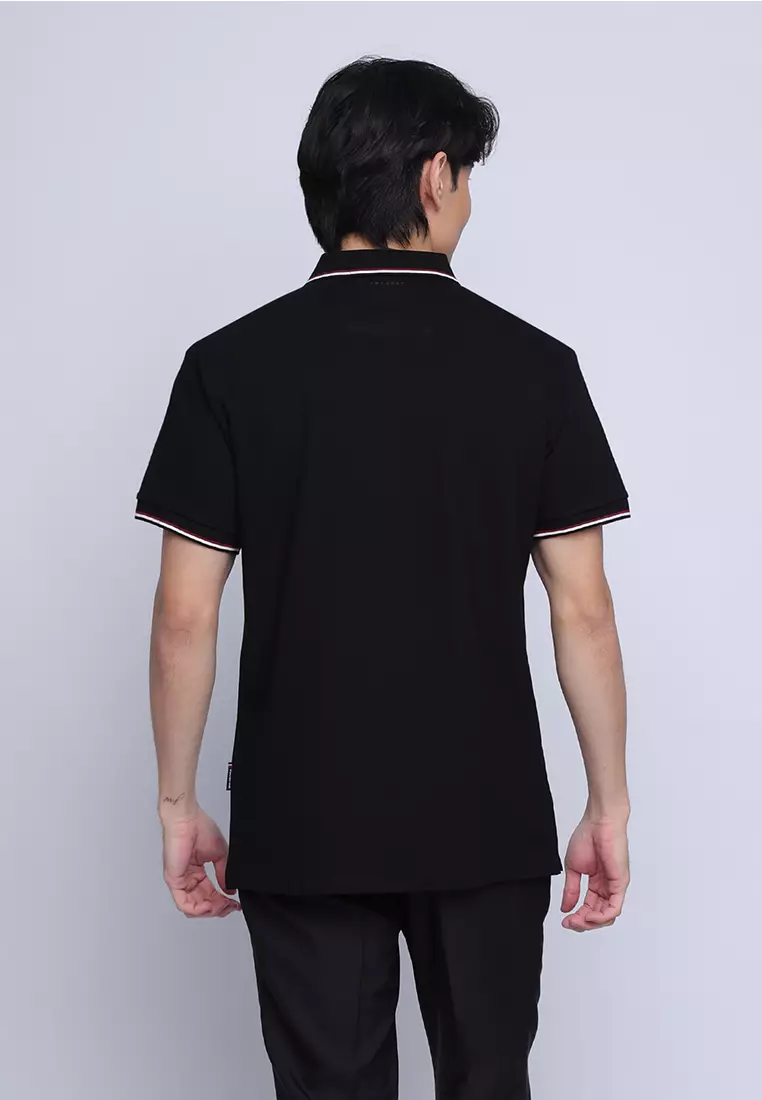 Color Block Pique Polo Shirt