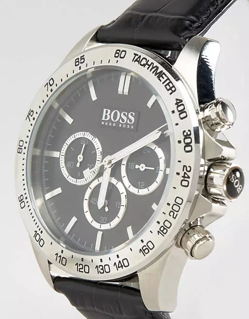 Hugo Boss Ikon Chronograph Gents Leather Watch 1513178