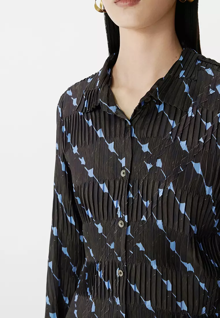 Slim long-sleeved shirt
