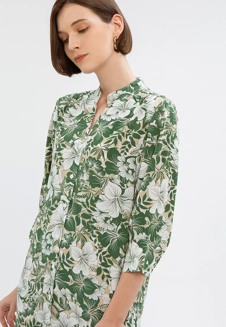 Minimal Tania Dress Green