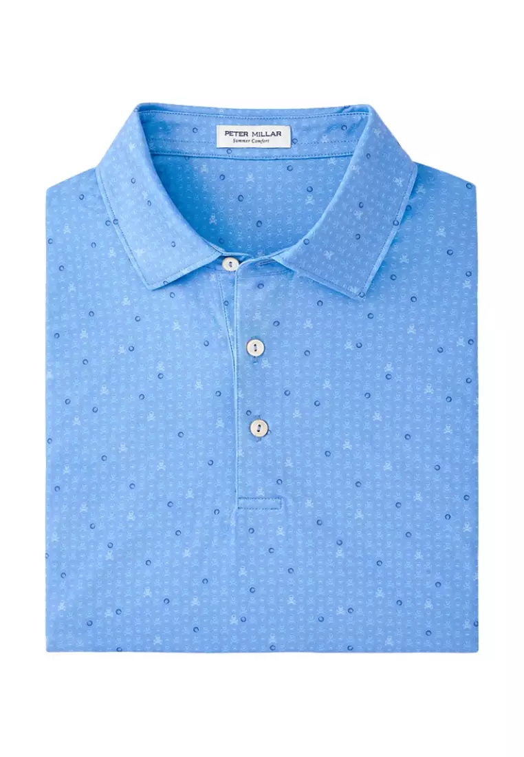 Men's Skull In One Performance Jersey Polo