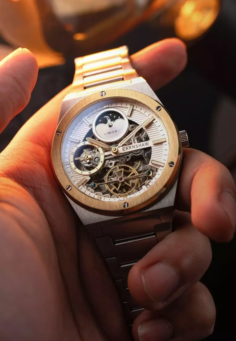 Buy Thomas Earnshaw Thomas Earnshaw Men's 42.5mm Drake Dual Time