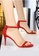 Twenty Eight Shoes red Suede Single Strap Heel Sandals VS126A9 CA94FSH0A3D127GS_4