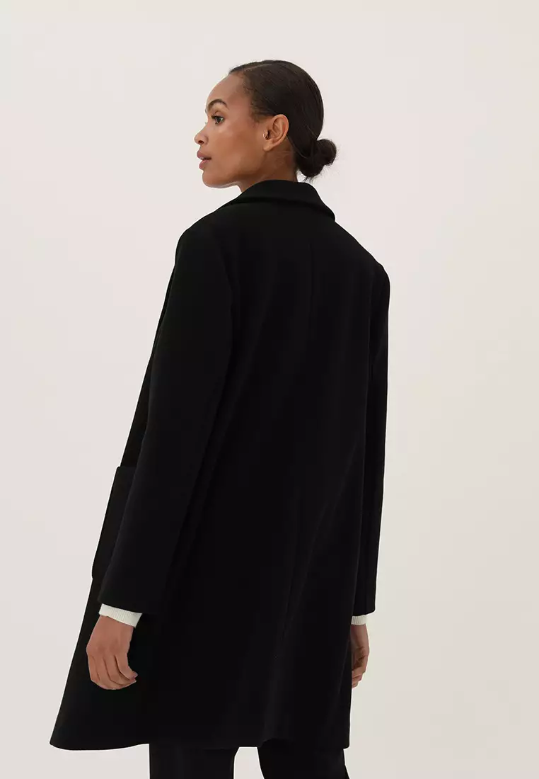 MARKS SPENCER M S Relaxed Single Breasted Coatigan 2024 Buy