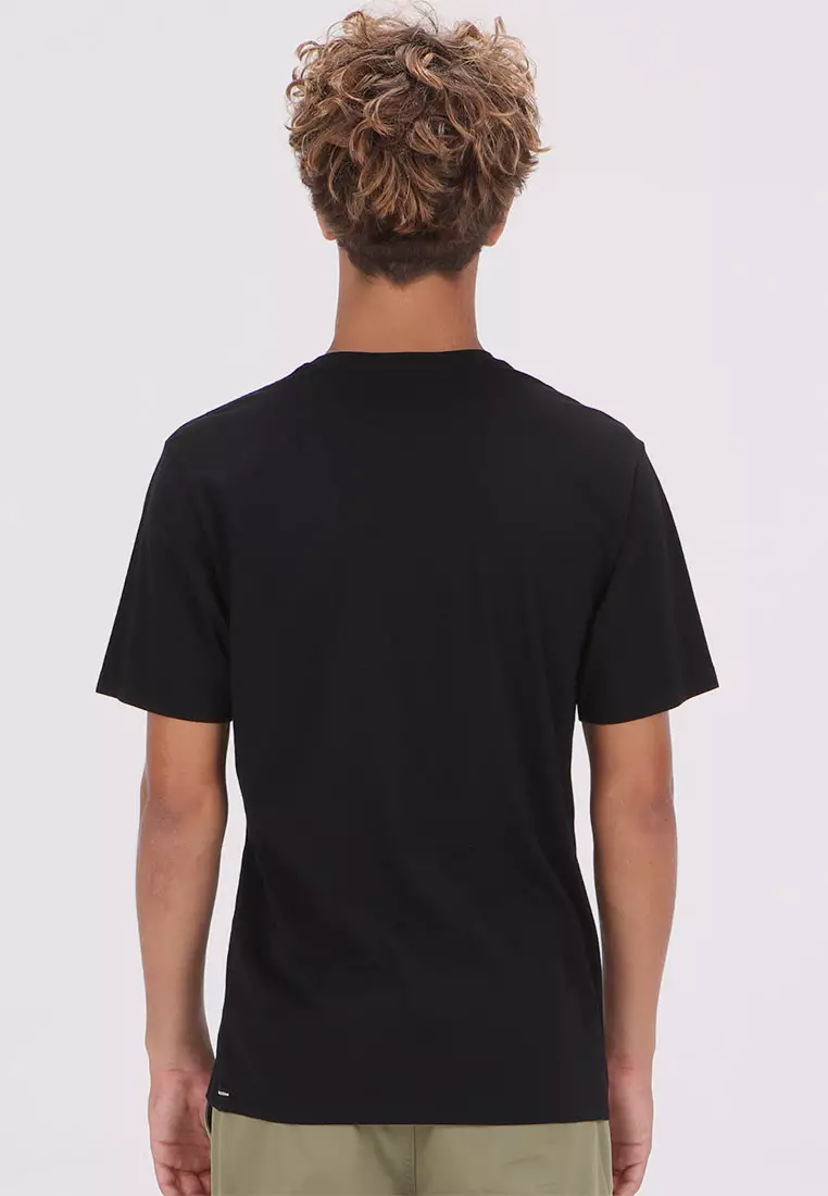 MSF SHADING STONE SHORT SLEEVE TEE BLACK
