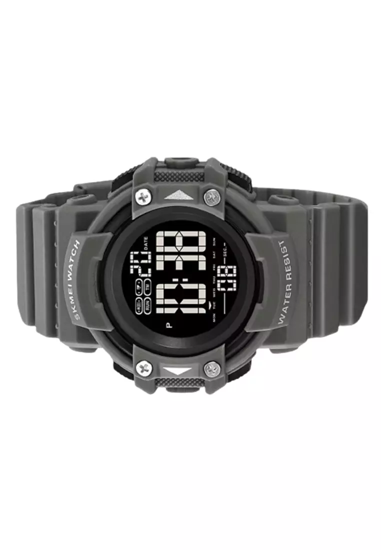 Jam Tangan Digital Sporty Pria Alarm Material TPU WB95 Waterproof ORIGINAL