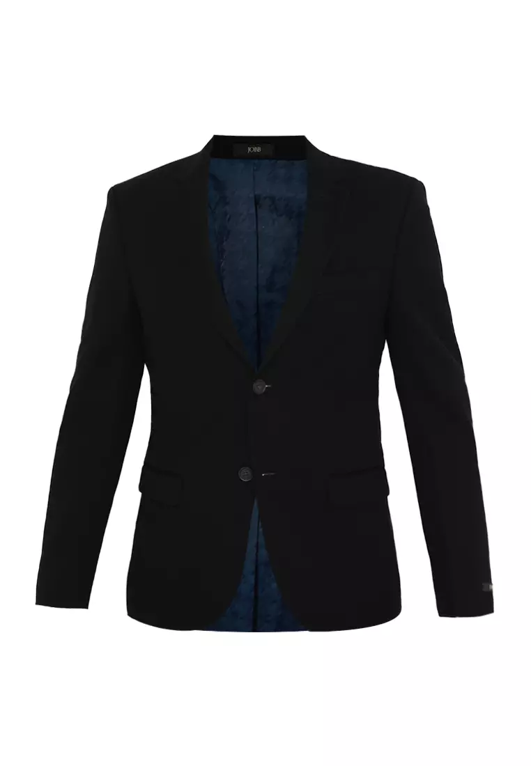 Jobb Omerta-T2 Jas Pria Slim Fit Black