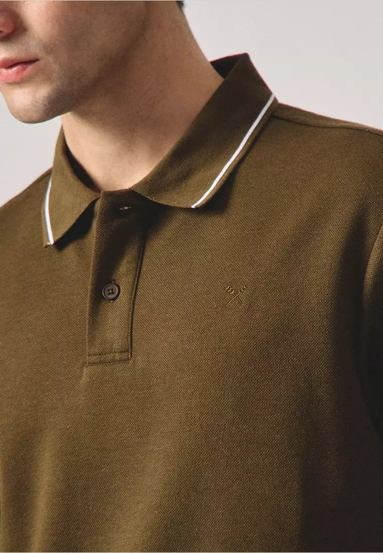 Premium Regular Fit Polo Shirt With Contrast Tipping