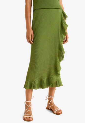 Buy Mango Midi Wrap Skirt 2020 Online Zalora Singapore