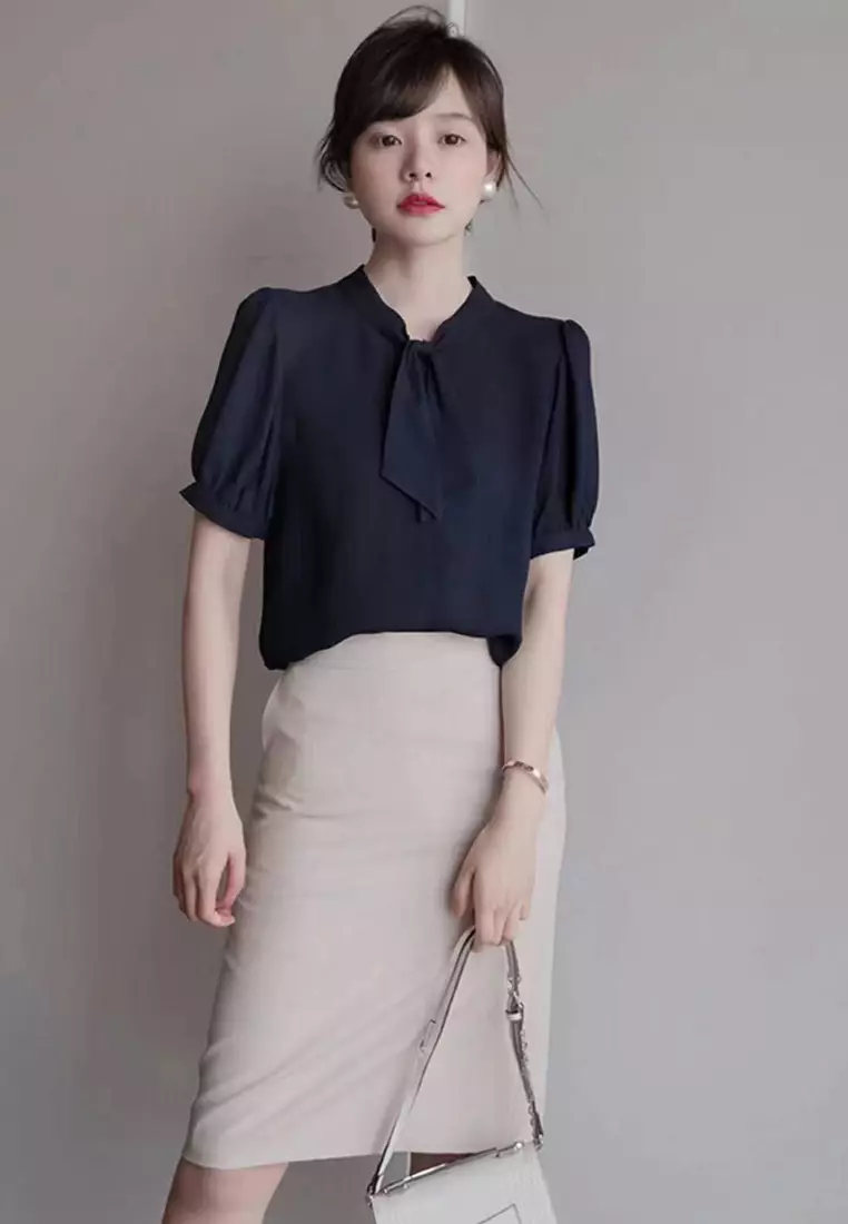 Taiyo 2WAY Big  Collar Blouse