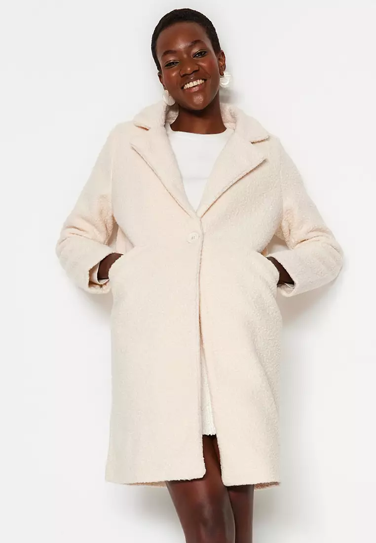 Textured coat cheap