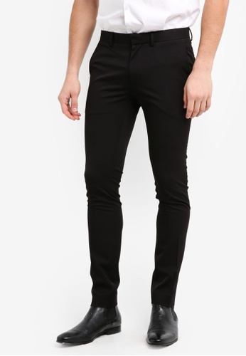 Black slim fit pants