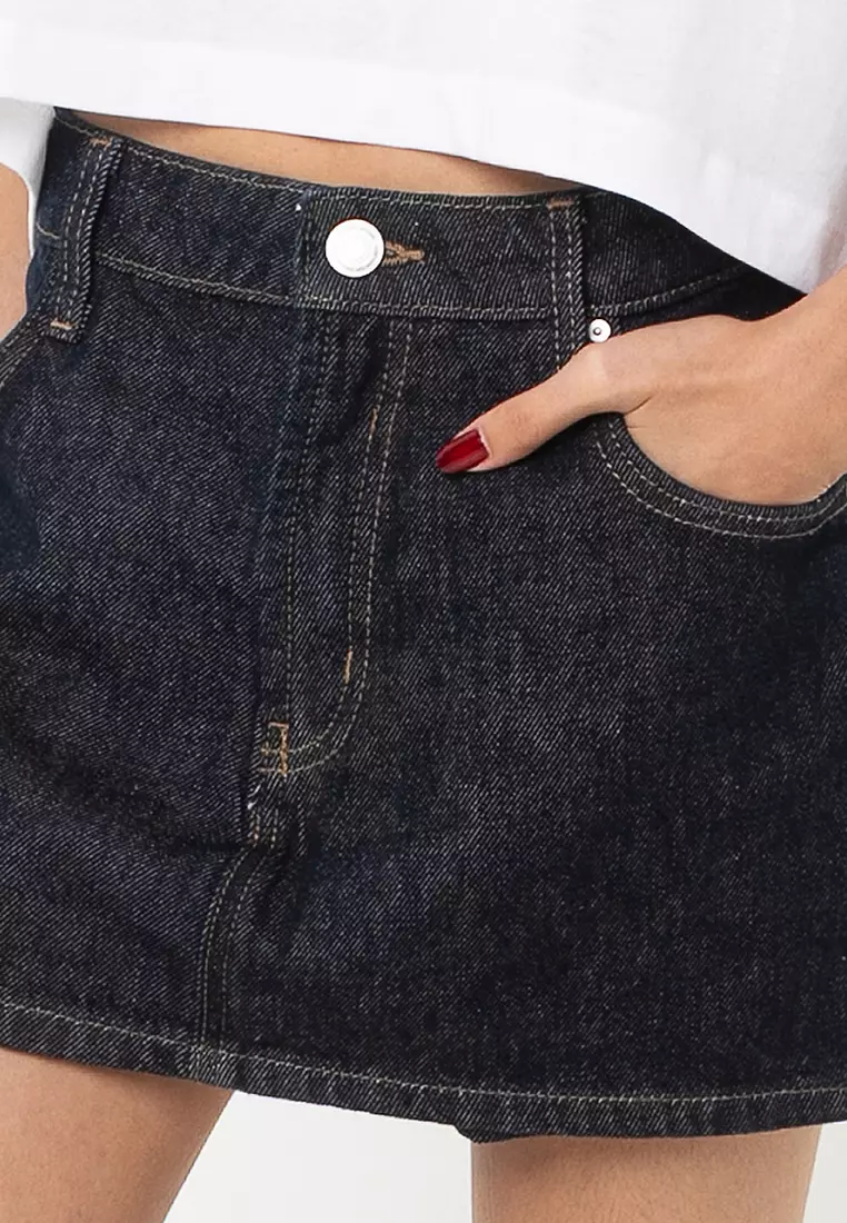 Mini Denim Skort