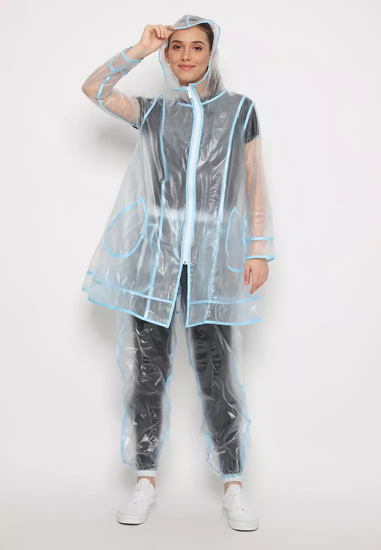 Qara Raincoat Blue