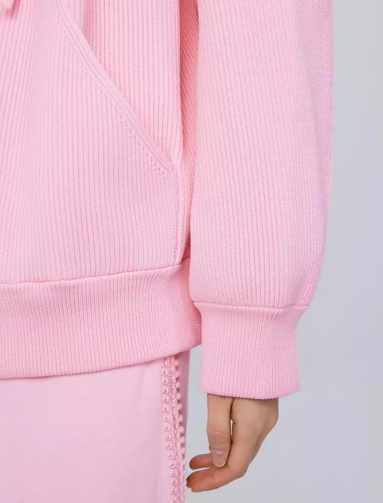 Midi Hooded Cardigan Sweater