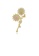 Glamorousky white Fashion and Elegant Plated Gold Sunflower Brooch with Cubic Zirconia F3AC1AC965B1ACGS_1