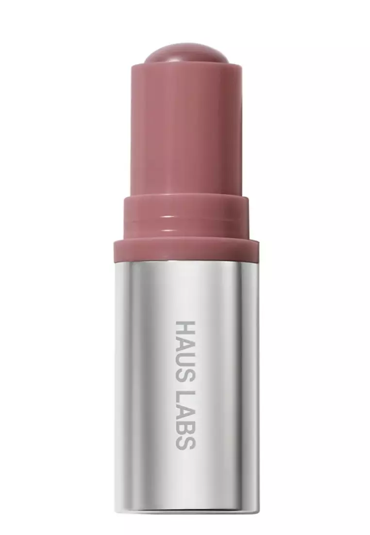 Haus Labs Color Fuse Glassy Blush Balm Stick Glassy Hibiscus