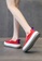 Twenty Eight Shoes red Canvas Platform Slip-Ons XY5305 54110SH000F330GS_4
