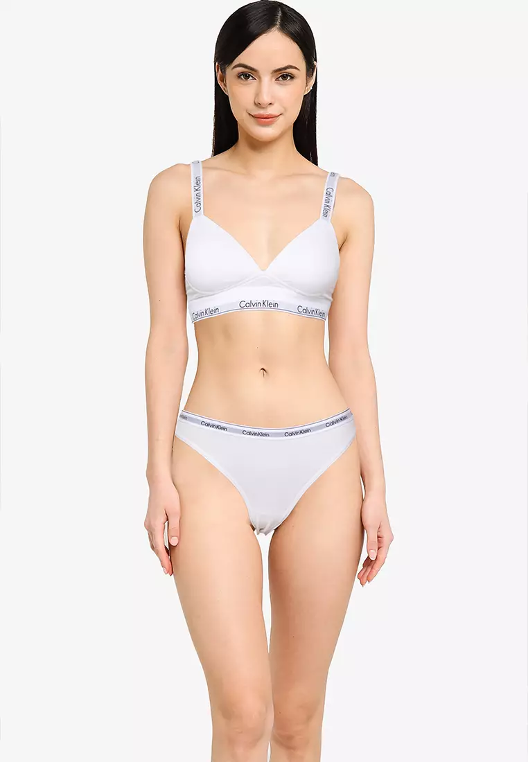 Buy Calvin Klein Underwear Lightly Lined Solid Push Up Bra 