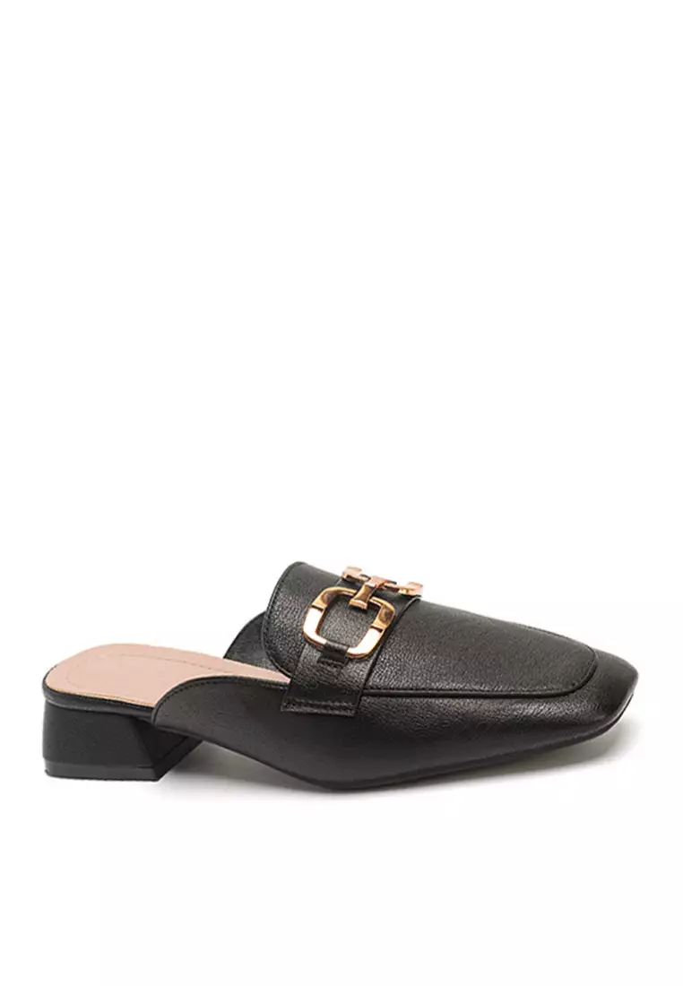 Discount on Twenty Eight Shoes  shoes - SKU: VANSA Fashion Buckle Flat Mules VSW-CVC-10