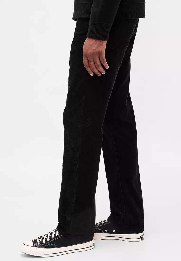 Corduroy Relaxed Straight Pants