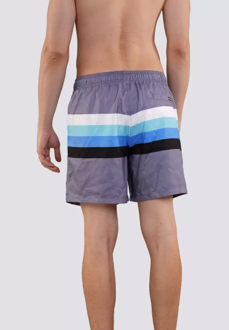 Surf Side Tropic Swim Shorts with Drawstring Mens Swimwear