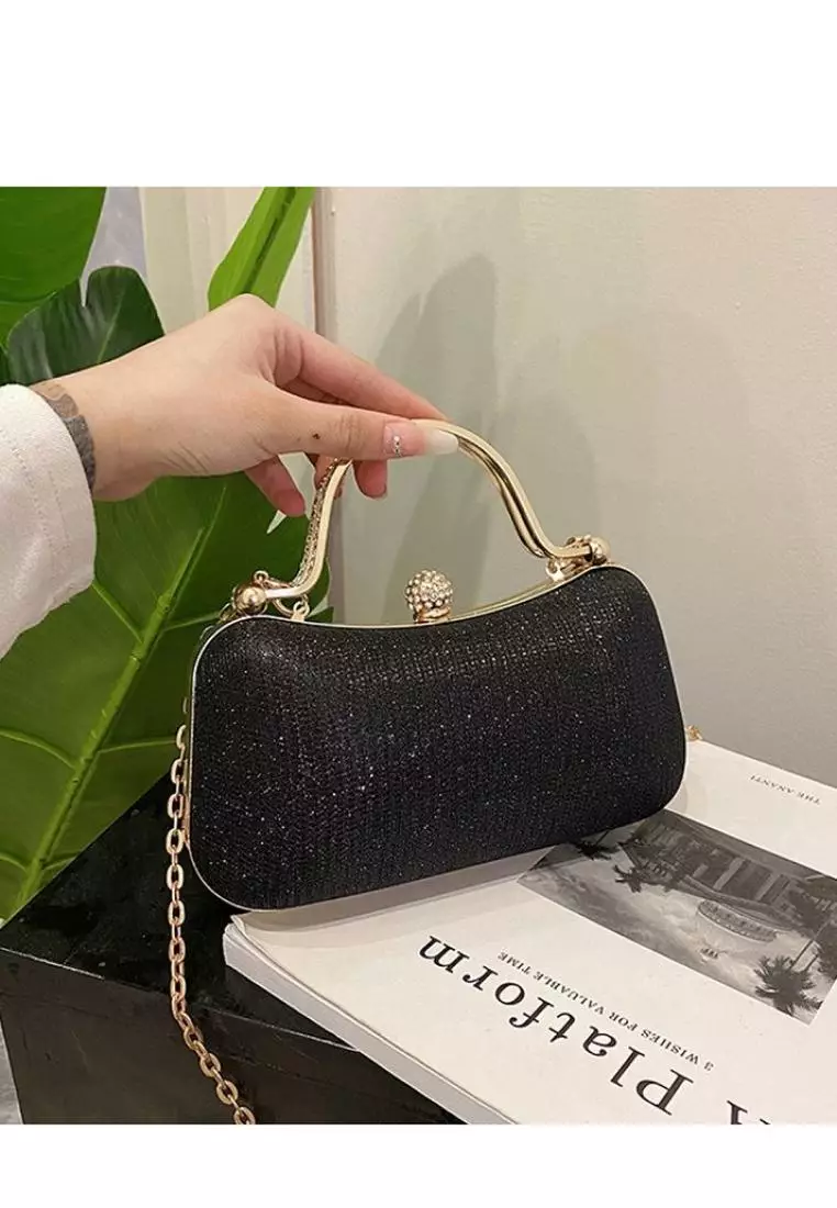 ByVedlyn Olivia Tas Pesta Wanita Clutch Fashion Terbaru - Black