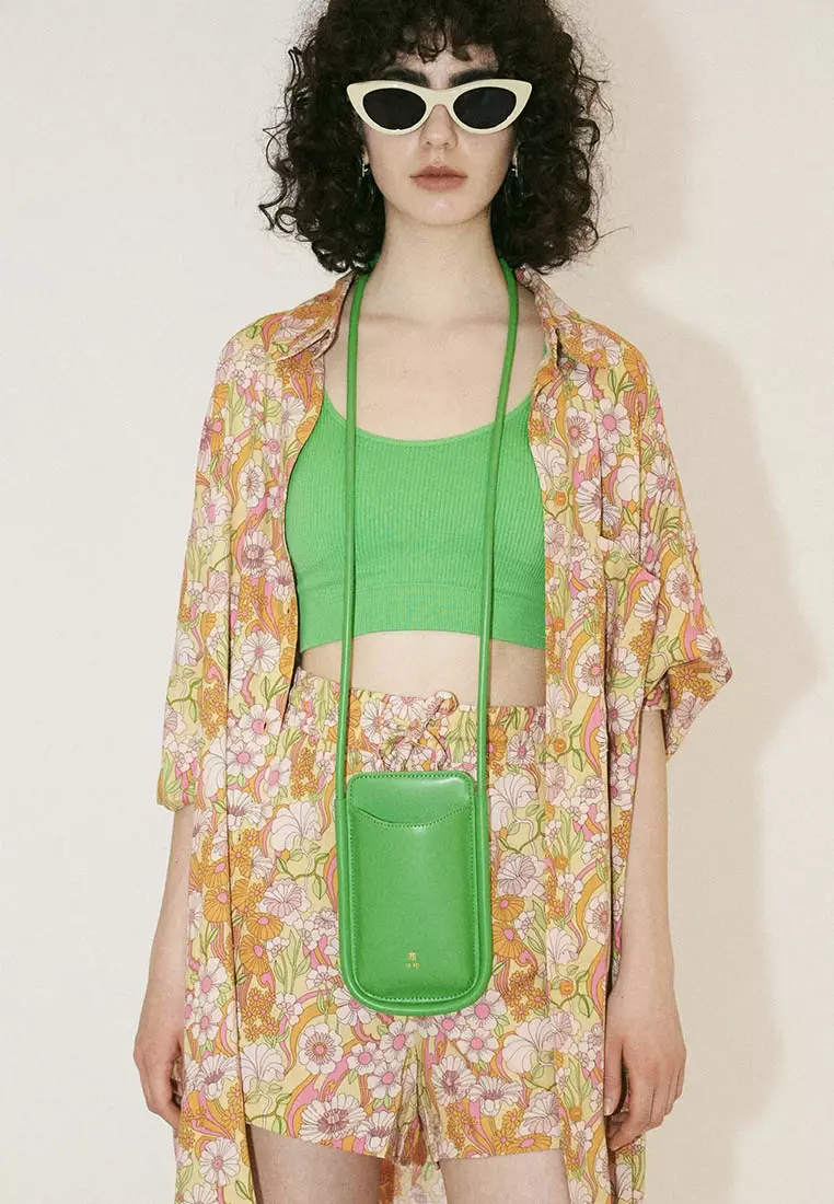 JW Pei Ayla Phone Bag - Grass Green
