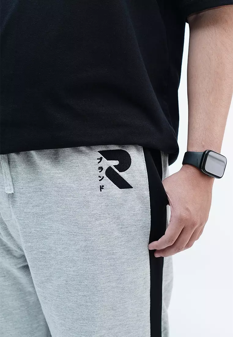 Ryusei Celana Baggy Pria Hayashi Tsa Misty Grey