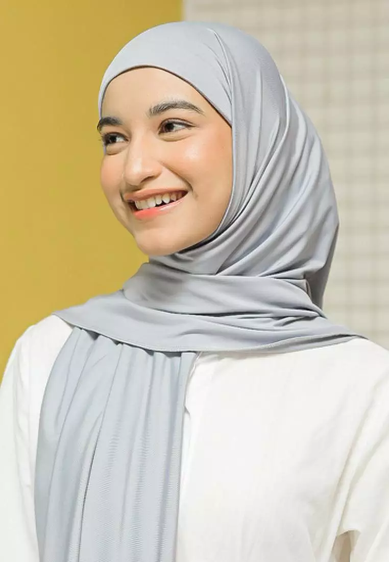 Rayna Instan Jersey (Hijab Instan Jersey) Light Grey
