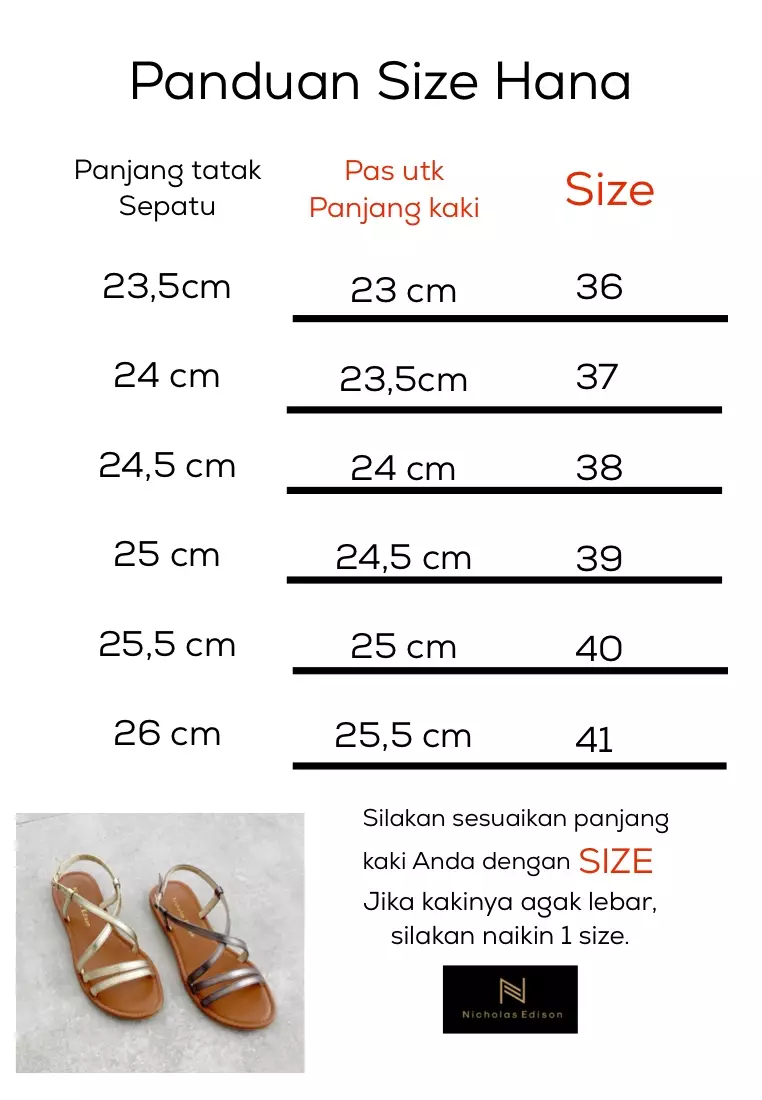 Nicholas Edison Sandal Hana Light Gold