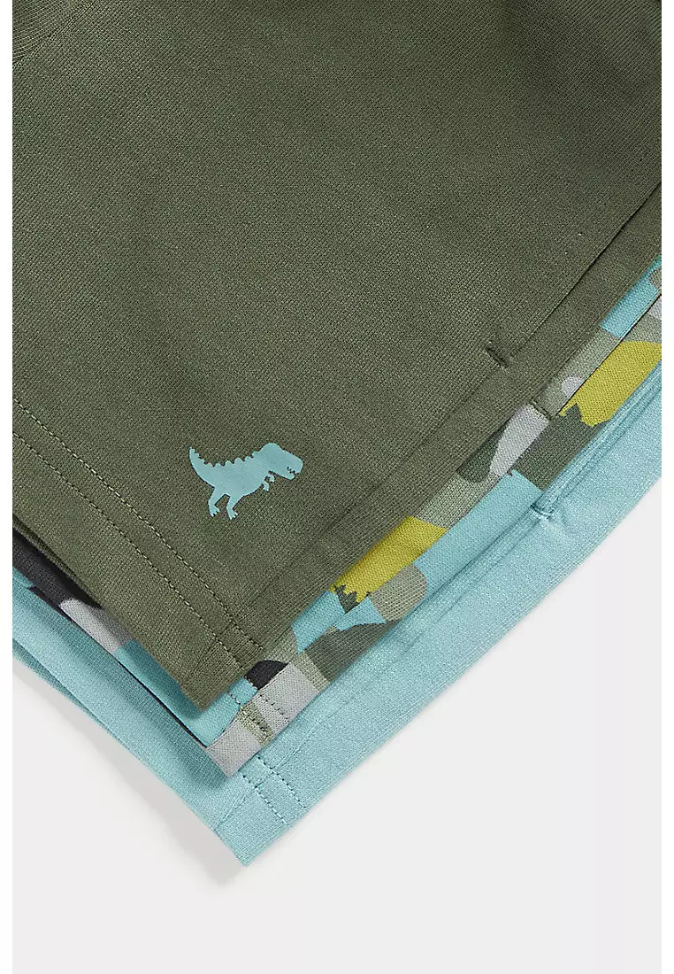Dinosaur Jersey Shorts - 3 Pack