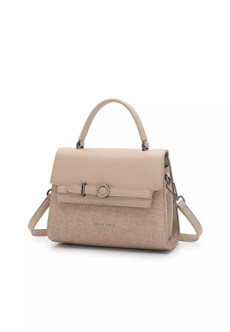 Women's Top Handle Bag / Sling Bag / Crossbody Bag / Shoulder Bag (手拿袋 / 斜孭袋 / 單肩包) - 棕色