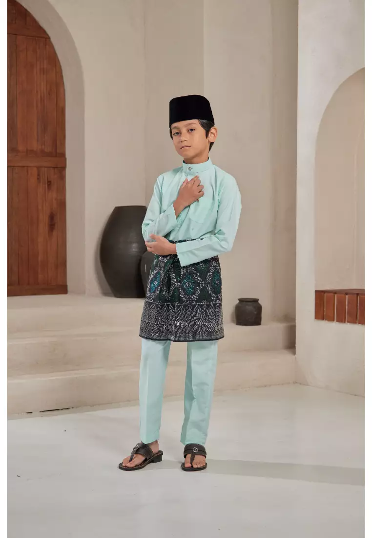 Baju Melayu Moden Cekak Musang for Kids