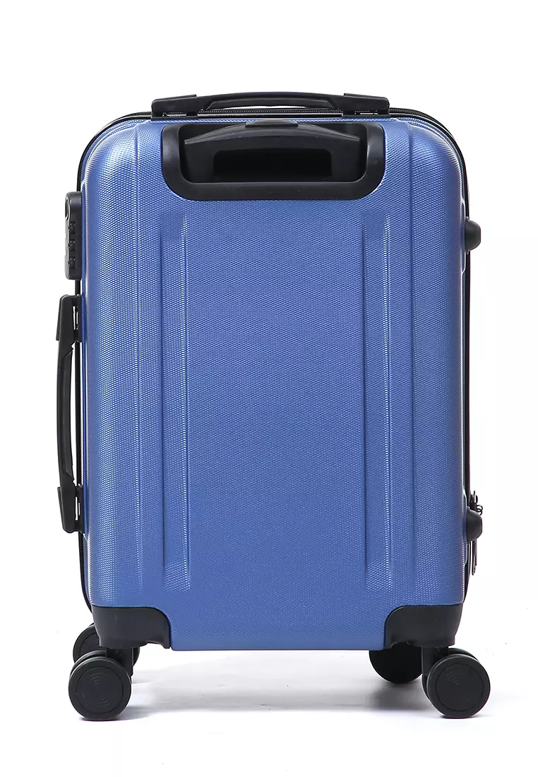 Carlton Koper Unisex Size 20 Inch Suitcase Large Compartment Material ABS+PVC Coated ORIGINAL - Blue