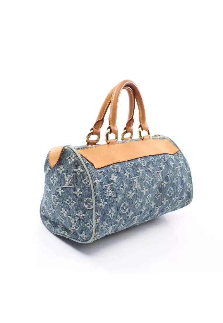 Pre-loved Louis Vuitton Neo Speedy Handbag - Blue Jeans (B)